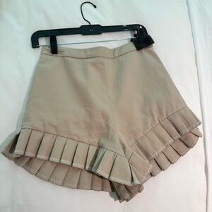 ALEXIS Beige Flare Shorts